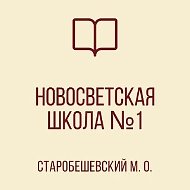 ГБОУ "НОВОСВЕТСКАЯ ШКОЛА №1 СТАРОБЕШЕВСКОГО М.О." ДНР