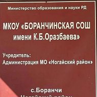МКОУ "БОРАНЧИНСКАЯ СОШ ИМ. К. Б. ОРАЗБАЕВА"